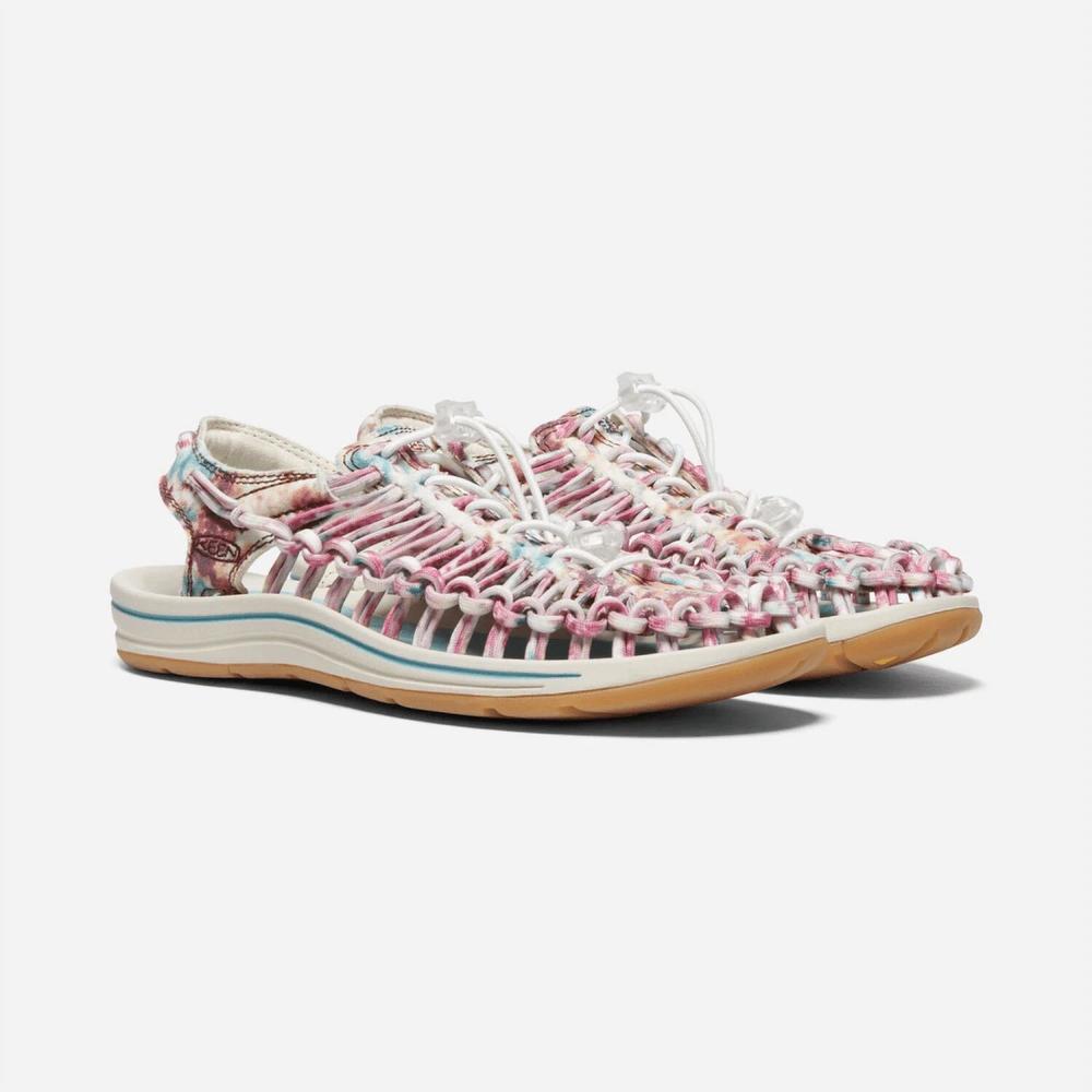 NEW KEEN women's uneek canvas shoes in andorra tie dye - Picture 2 of 3